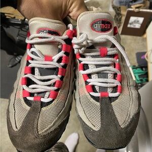 Nike Air Max with Pink and Gray Highlights